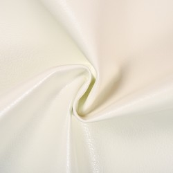 Ткань Дерматин (Кожзам) для мебели, цвет Белый (на отрез)  в Долгопрудном
