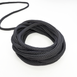 Шнур для одежды d-4.5мм, цвет Серый (на отрез)  в Долгопрудном