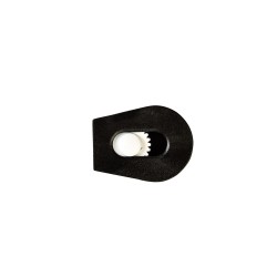 Зажим для шнура 4 мм KL цвет Чёрный + Белый (поштучно)  в Долгопрудном
