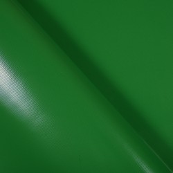 Ткань ПВХ 450 гр/м2, Зелёный (Ширина 160см), на отрез  в Долгопрудном