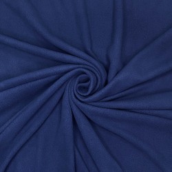 Флис Односторонний 130 гр/м2, цвет Темно-синий (на отрез)  в Долгопрудном