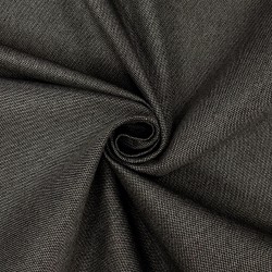 Ткань Рогожка (мебельная), цвет Тёмно-Серый (на отрез)  в Долгопрудном