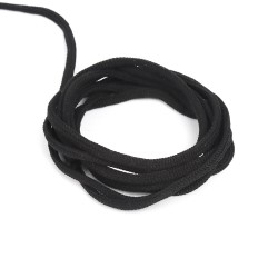 Шнур для одежды 4,5 мм, цвет Чёрный (на отрез)  в Долгопрудном