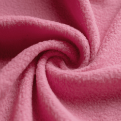 Флис Односторонний 130 гр/м2, цвет Розовый (на отрез)  в Долгопрудном