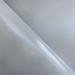 Ткань ПВХ 450 гр/м2, Серый (Ширина 160см), на отрез  в Долгопрудном