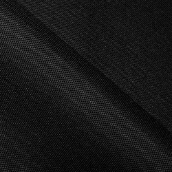 Прорезиненная ткань Оксфорд 600D ПВХ, Черный (на отрез)  в Долгопрудном