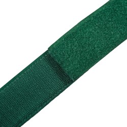 Контактная лента 40мм (38мм)  Зелёный (велькро-липучка, на отрез)  в Долгопрудном