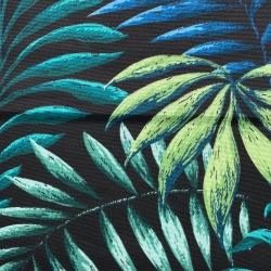 Интерьерная ткань Дак (DUCK), принт &quot;Тропические листья&quot; (на отрез)  в Долгопрудном