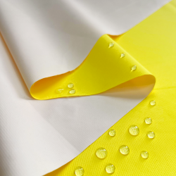 Водонепроницаемая Дышащая Мембранная ткань PU 10'000, цвет Жёлтый (на отрез)  в Долгопрудном
