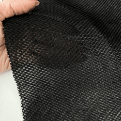 Сетка 3D трехслойная Air mesh 165 гр/м2, цвет Черный (на отрез)  в Долгопрудном