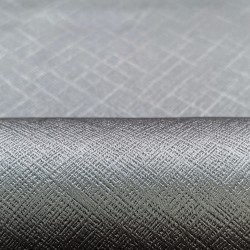 Ткань Блэкаут для штор светозатемняющая 100% &quot;Орнамент Серый&quot; (на отрез)  в Долгопрудном