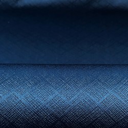 Ткань Блэкаут для штор светозатемняющая 100% &quot;Орнамент Синий&quot; (на отрез)  в Долгопрудном